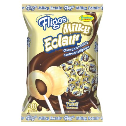 Fligos Milk Eclair Lollipops 48