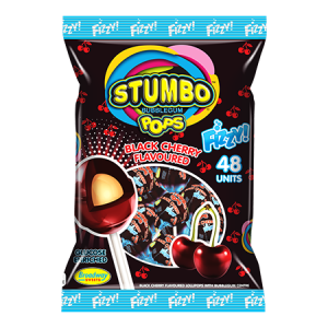 Broadway Sweets Stumbo Fizzy Black Cherry 3D Bag